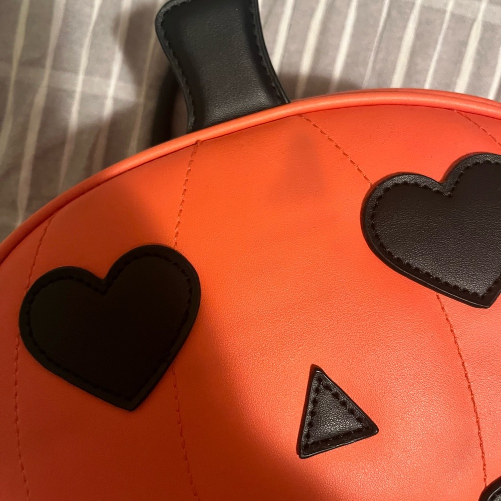 Orange Pumpkin Mini Backpack - Picture 2 of 5